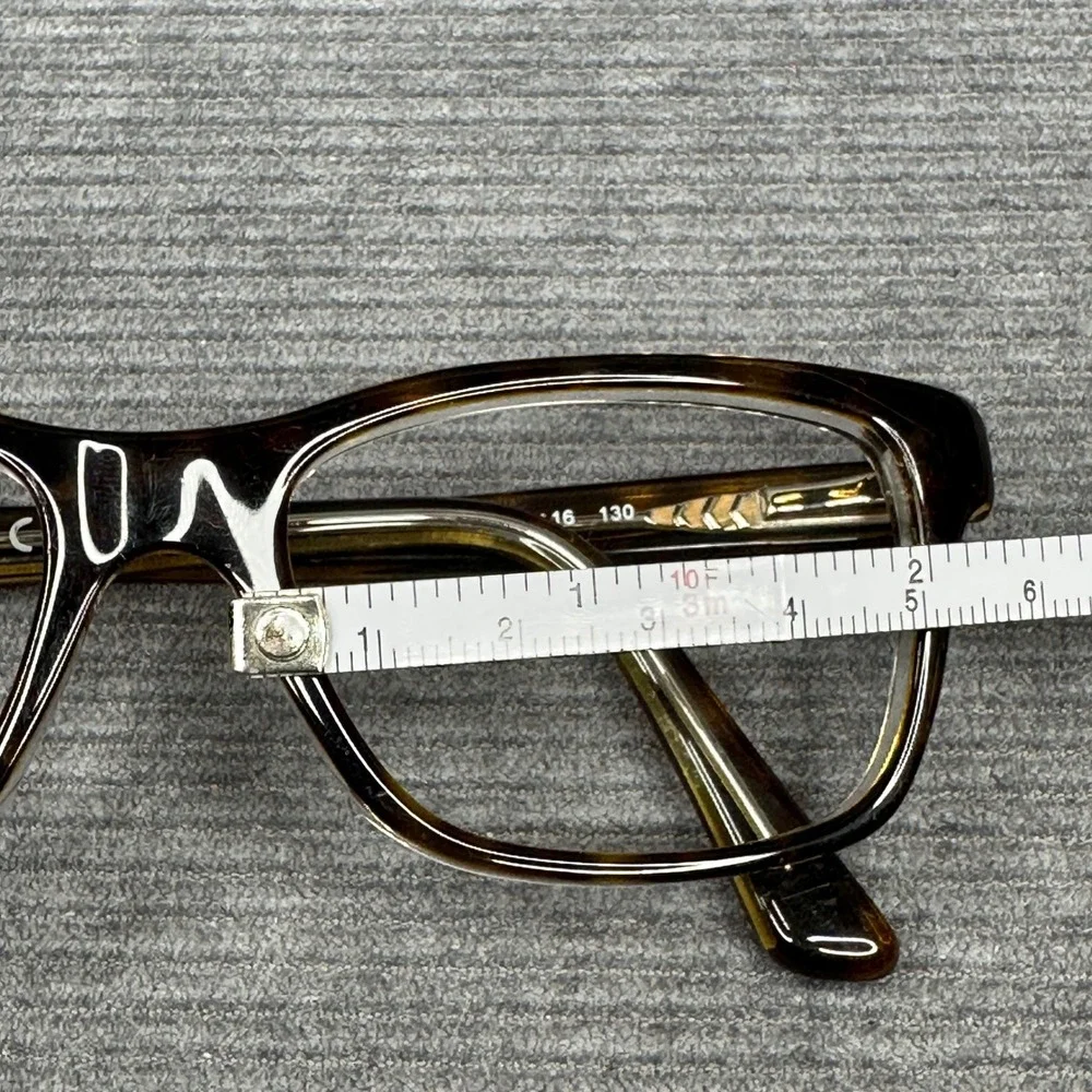 Ray-Ban RB 1536 3602 Tortoise Shell Square Y2K Eyeglass Frames 48-16-130 Vtg